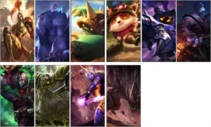 Conta LOL lvl30 com 23 campeões, alguns com skins - League of Legends