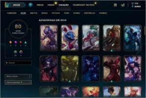 Conta lol Ouro 2 completa - League of Legends
