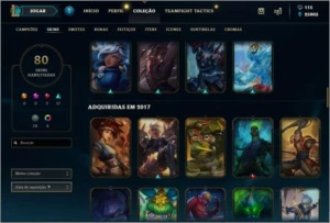 Conta lol Ouro 2 completa - League of Legends