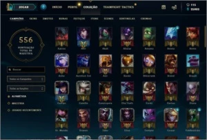 Conta lol Ouro 2 completa - League of Legends