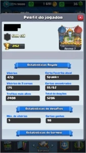 2 CONTA DE CLASH ROYALE COM LENDÁRIA!
