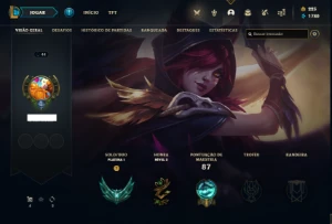 Conta Platina 1 - 14 skin/ ADC - League of Legends LOL