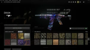 Conta Call of Duty MW2/Warzone 2 com camuflagem Orion COD