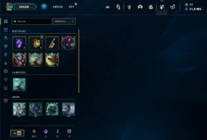 Conta Main Jg/Main Ww/Unranked/Varias Skins - League of Legends LOL