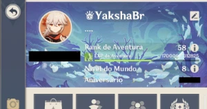 Ar 58 |14 personagens 5 estrelas Entrega Rápida. - Genshin Impact