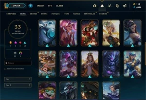 Vende-se Conta de LoL Platina 1 - League of Legends