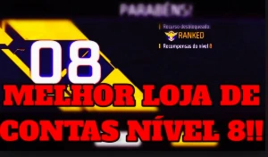 Contas Level 8 Free Fire