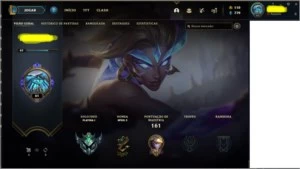CONTA LEAGUE OF LEGENDS PLATINA l LOL