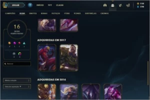 CONTA LEAGUE OF LEGENDS PLATINA l LOL