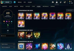 VENDO CONTA UNRANKED 30 COM SKIN DA RIVEN E FIORA! - League of Legends LOL