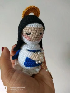 Mini Santinhas da Artesanato Flor de Lis - Artesanato e Personalizados