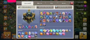 Conta CV17 quase 100% - Clash of Clans