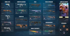 vendo conta com bastante skin de passe e pacote, incluindo a - Valorant