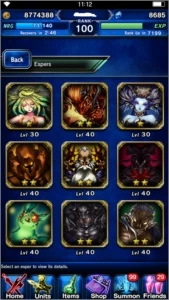 Conta Rank 100 - FFBE - FINAL FANTASY BRAVE EXVIUS - Outros