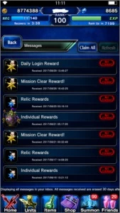 Conta Rank 100 - FFBE - FINAL FANTASY BRAVE EXVIUS - Outros