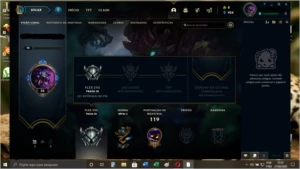Conta criada a alguns meses, só rankeada flex feita! - League of Legends LOL
