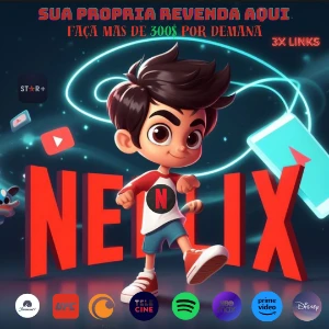 Netflix Contas Paineis De Revenda 3X Tbm Hbo Max , Spotfy E+ - Outros