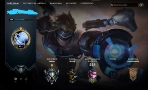 CONTA LOL 54 SKINS (2 ULTIMATES, 3 VITORIOSAS) - League of Legends