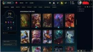 Conta platina 1, com mais de 100 champs - League of Legends LOL