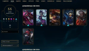 Conta League of Legends - Level 174 LOL