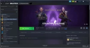 Conta csgo ouro 4, 300 hrs, steam level 19 + outros jogos - Counter Strike
