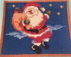 Panô Papai Noel - 38 x 46 cm - Pe-06 - Artesanato e Personalizados