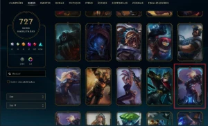 Conta Lol All Pax, Kayle Prateada , Ryze Humana, Black Alist - League of Legends