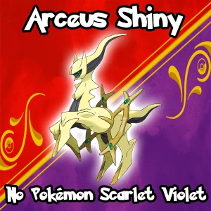 Arceus Shiny para Pokémon Scarlet Violet - Outros