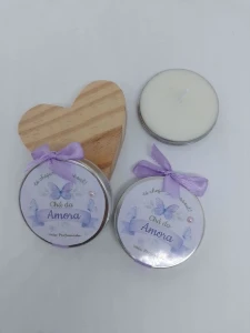 Vela na latinha - Artesanato e Personalizados