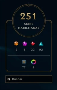 conta com 7 prestigios - League of Legends LOL