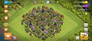 Conta CV9 semi full - Clash of Clans