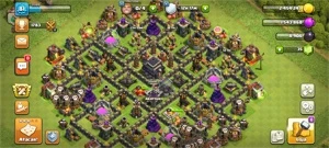 Conta CV9 semi full - Clash of Clans