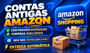 [Premium] Contas Amazon Shopping Antigas | Com/Sem Pedidos | - Emails