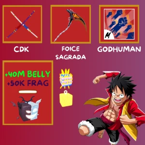 [God Price] Blox Fruit | Godhuman + Cdk + Dough Despertada - Roblox