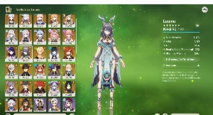Genshin impact-28 t5/40+ desejos/30 dias de benção ativa