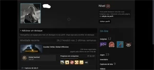 Conta csgo lvl20 steam, supremo, 3 medalha, 23 jogos... - Counter Strike