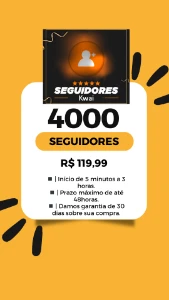 4K Seguidores Kwai - Redes Sociais