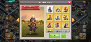 CONTA CV14 SEMIFULL COM SKIN LENDÁRIA, PAISAGEM + PASSE - Clash of Clans
