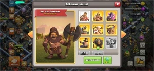 CONTA CV14 SEMIFULL COM SKIN LENDÁRIA, PAISAGEM + PASSE - Clash of Clans