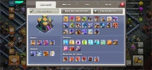 CONTA CV14 SEMIFULL COM SKIN LENDÁRIA, PAISAGEM + PASSE - Clash of Clans