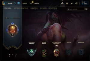 CONTA SEM NICK E COM 10MIL DE ESSÊNCIA LARANJA - League of Legends LOL