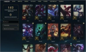 CONTA SEM NICK E COM 10MIL DE ESSÊNCIA LARANJA - League of Legends LOL