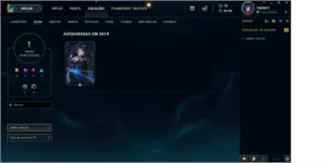 Conta plat 3 60% vitorias com ashe campeonato e mt espólios - League of Legends LOL