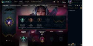 Conta plat 3 60% vitorias com ashe campeonato e mt espólios - League of Legends LOL