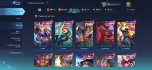 Conta mobile legends insana full heróis e emblemas