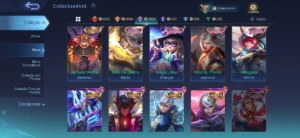 Conta mobile legends insana full heróis e emblemas