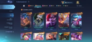 Conta mobile legends insana full heróis e emblemas