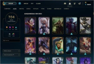 Conta de League of Legends (Mestre) LOL