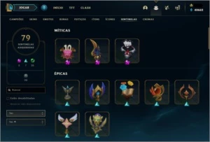 Conta de League of Legends (Mestre) LOL