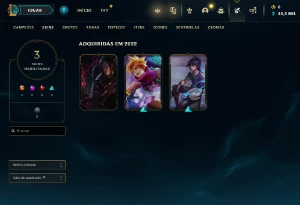 CONTA UNRANKED C/ CONDE VLADIMIR/ EZ FLIPERAMA/ EZ SSG - League of Legends LOL